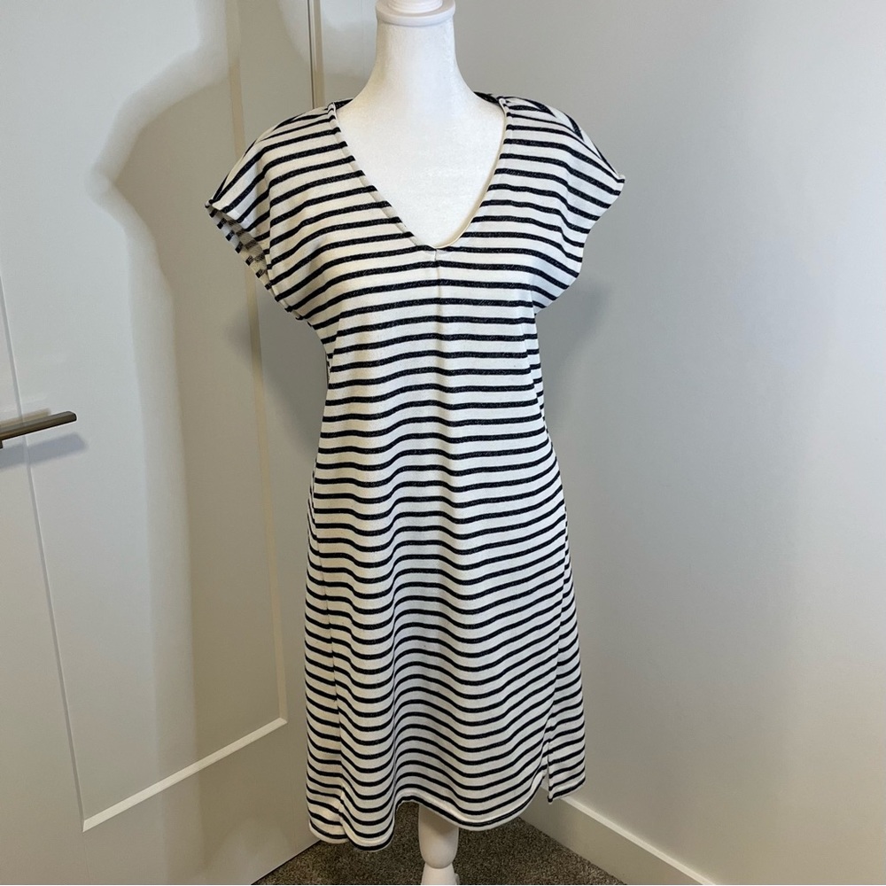Potter’s Pot Striped V-Neck Sweater Dress - FREE SHIPPING on Bundles $85+